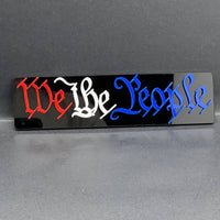 1PC We The People 3D Emblem – Patriotic Badge Logo for Car, Truck, or SUV