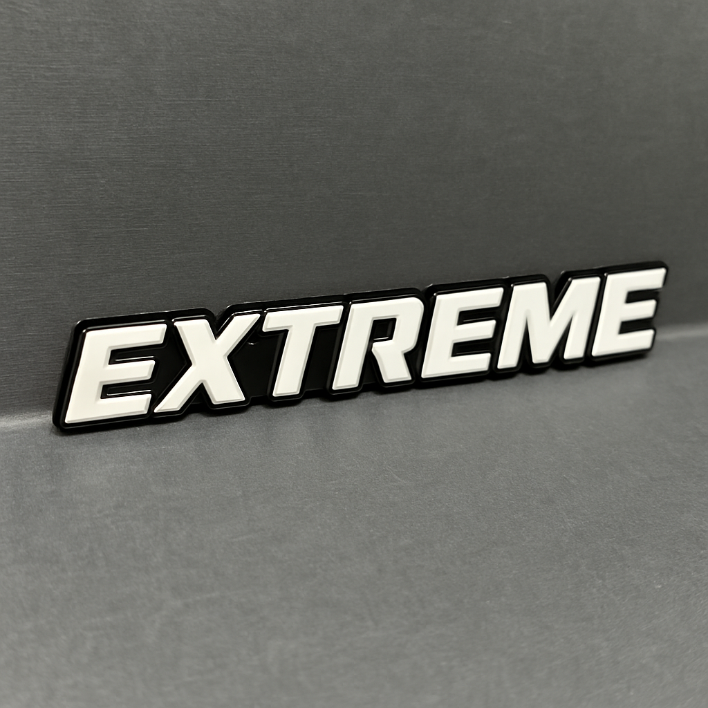 1pcs EXTREME Emblem – 3D Multicolor Badge 3D Sticker Decal Multicolor
