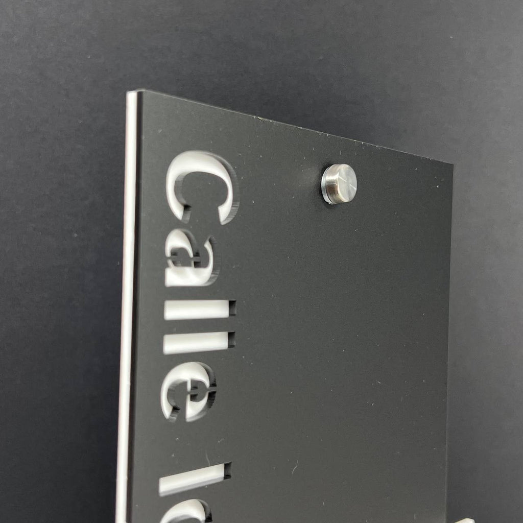 Custom House Number Sign – Modern 3D Outdoor Address Plaque for Home
