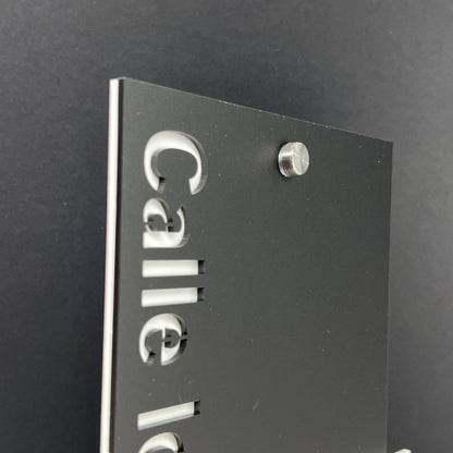 Custom House Number Sign – Modern 3D Outdoor Address Plaque for Home
