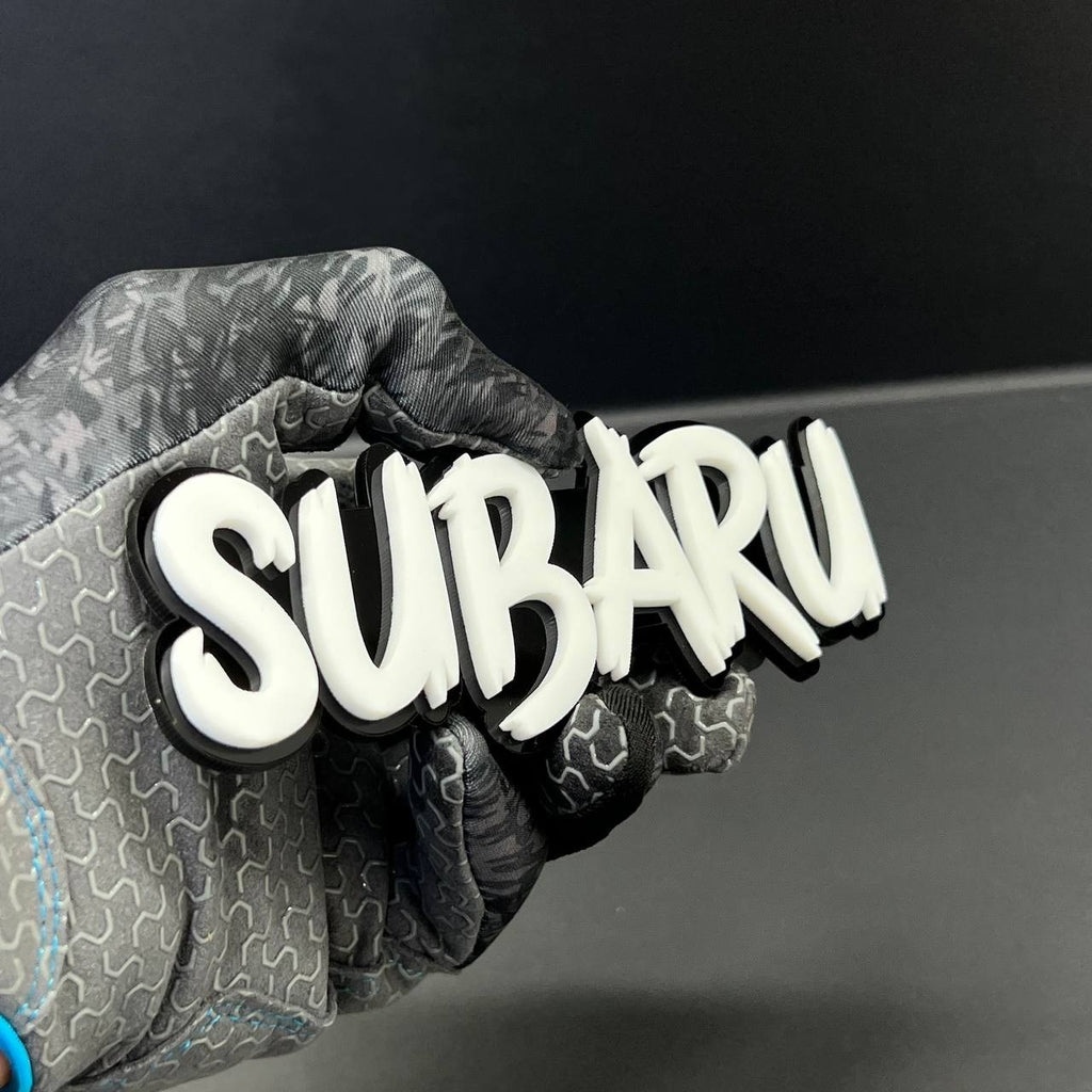 2pcs SUBARU EMBLEMS FENDER EXTERIOR SUBARU BADGE 3D EMBLEMS SUBARU