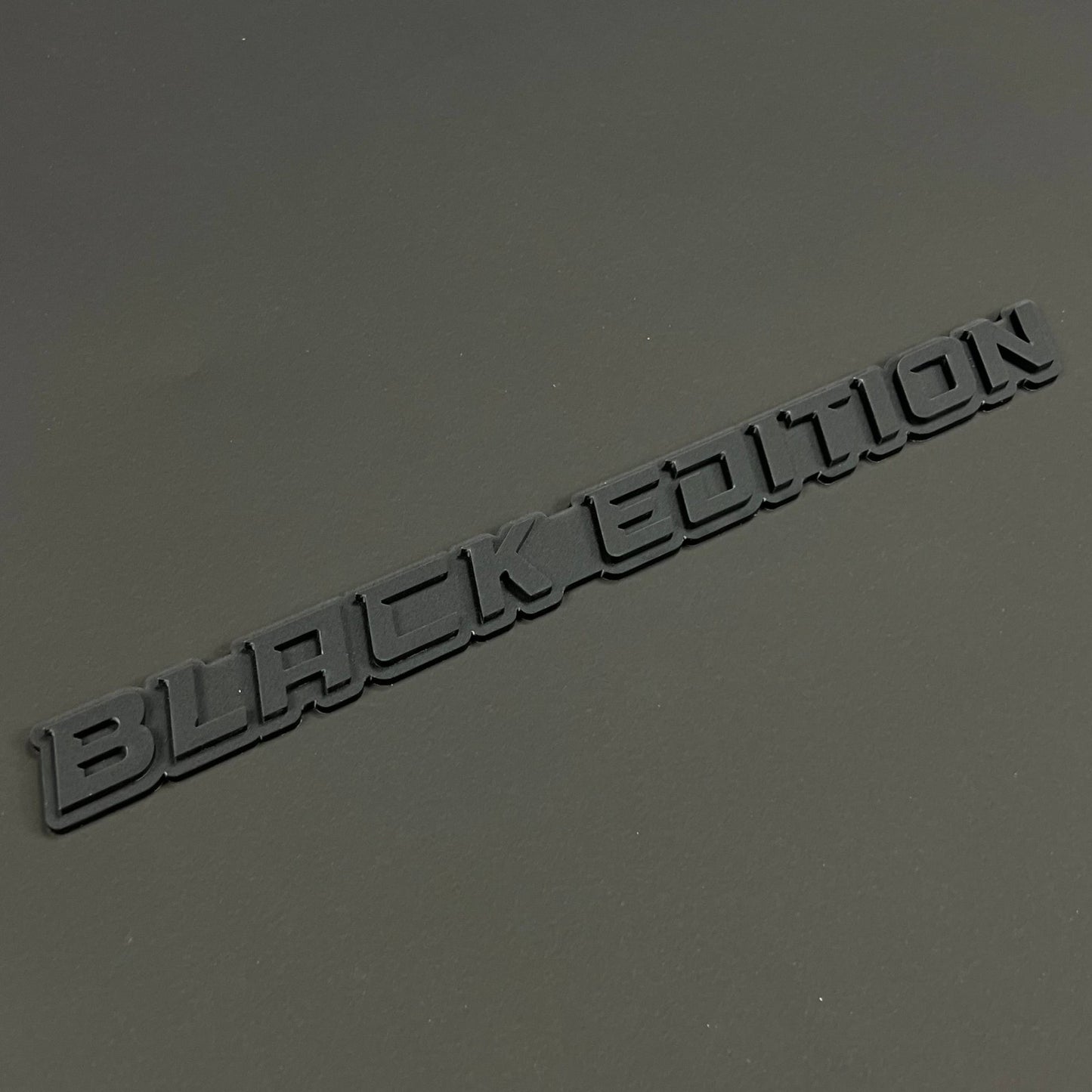 1PCS BLACK EDITION 3D Acrylic Badge – Car Truck Fender Tailgate Sticker Decal