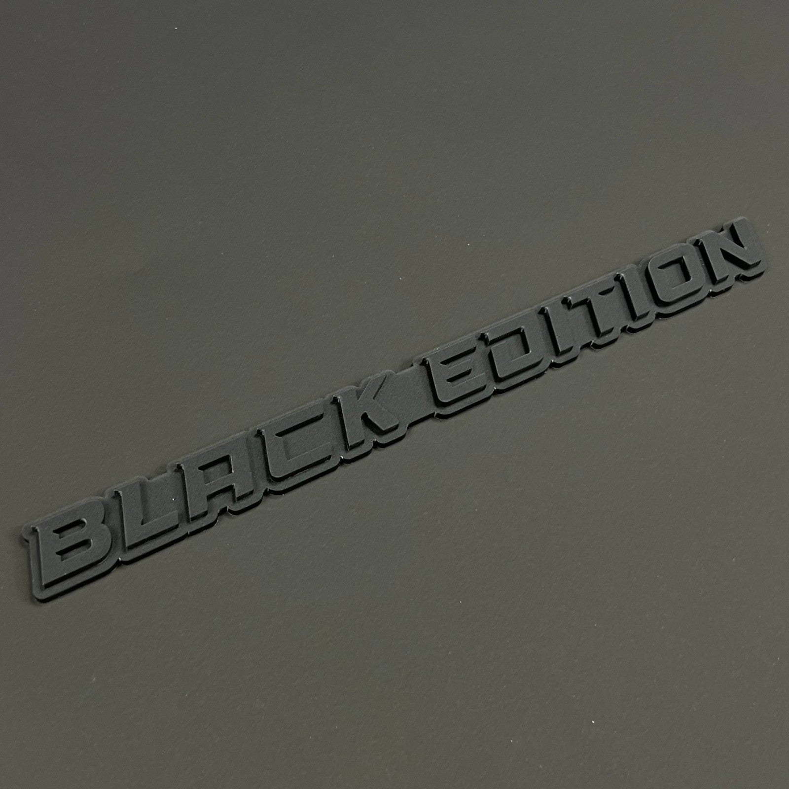 1PCS BLACK EDITION 3D Acrylic Badge – Car Truck Fender Tailgate Sticker Decal
