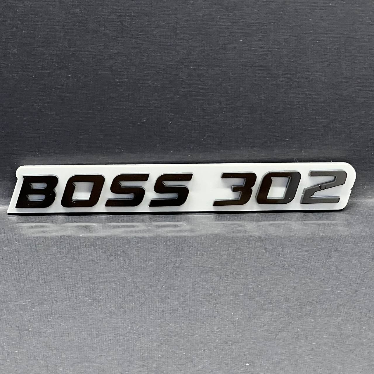 BOSS 302 Multicolor Emblems –  BOSS 302 Fender Badges (Set of 2) for 302 Emblem