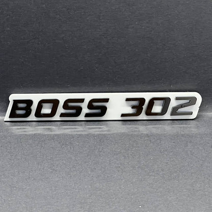 BOSS 302 Multicolor Emblems –  BOSS 302 Fender Badges (Set of 2) for 302 Emblem