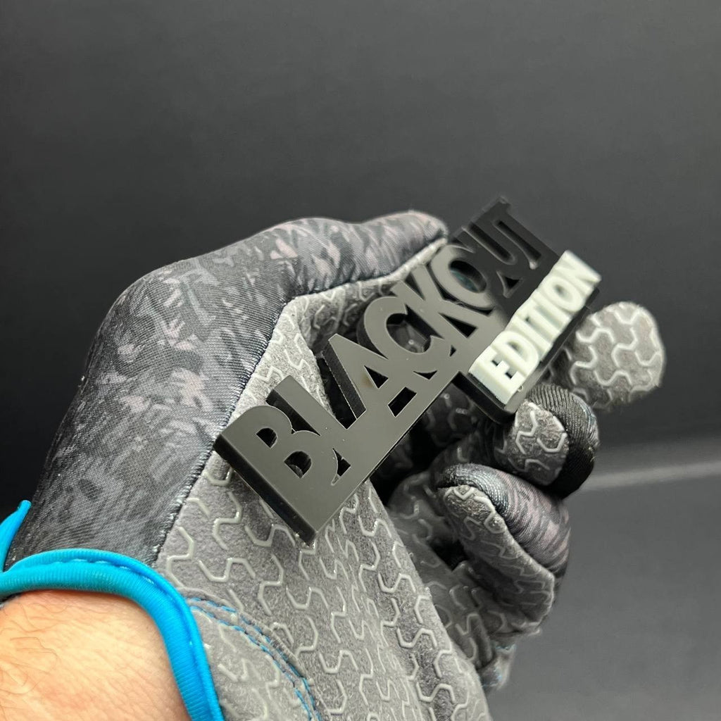 1x BLACKOUT Black Edition Emblem 3D Multicolor Badge 3D Sticker Decal Multicolor