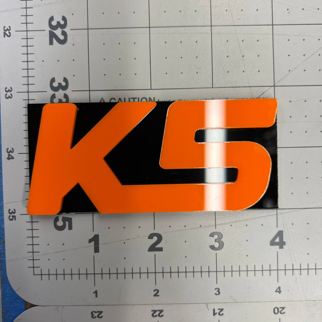 1pcs Kansas City Multicolor Acrylic Emblem Custom Exterior Badge for SUV & Truck