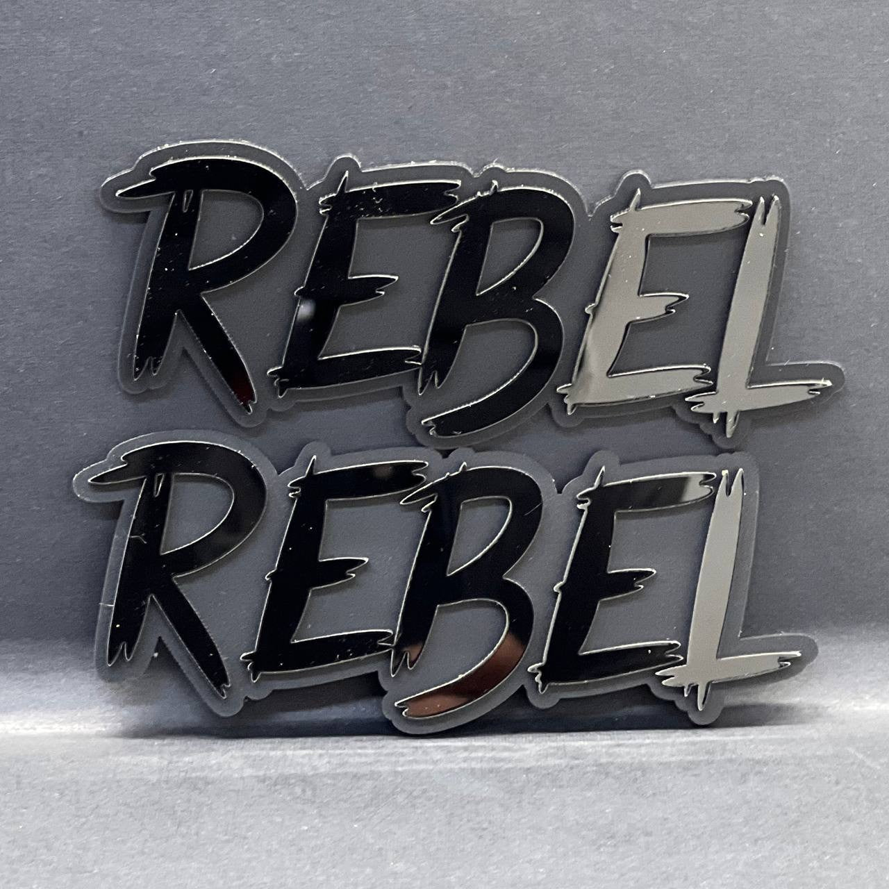 1PC REBEL 3D Emblem Custom Badge Sticker for Car SUV TRUCK