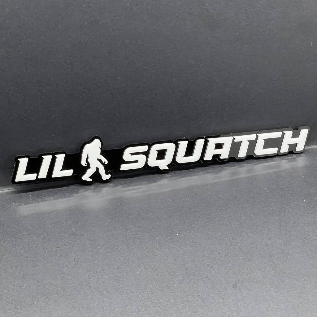 1pc LIL SQUATCH 3D Emblem – Custom Multicolor Acrylic Badge for Car, Truck & SUV