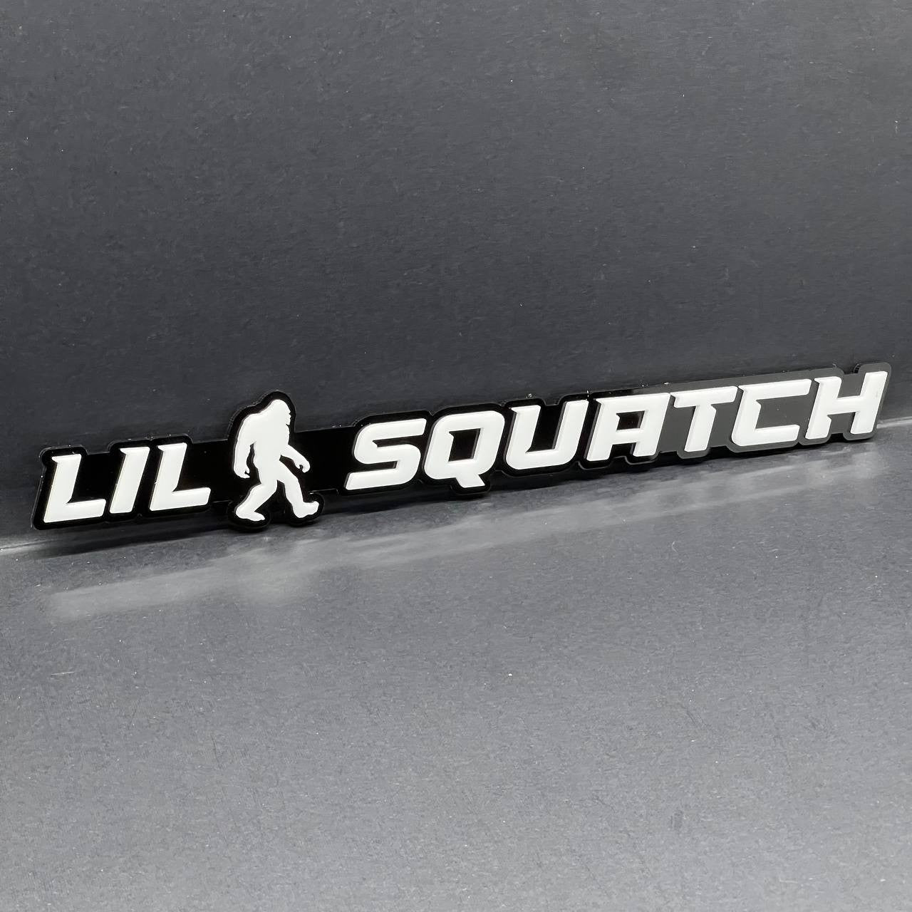1pc LIL SQUATCH 3D Emblem – Custom Multicolor Acrylic Badge for Car, Truck & SUV