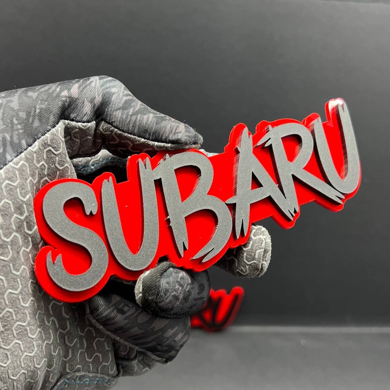 1PC Subaru Emblem – 3D Multicolor Acrylic Car Badge Decal for Fender & Trunk