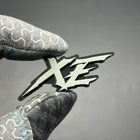 1pc XE Multicolor 3D Car Emblem – Durable Acrylic Fender & Trunk Decal