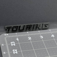 1PC TOURING Emblem – 3D Acrylic Tailgate Badge Decal for Car, Truck, SUV