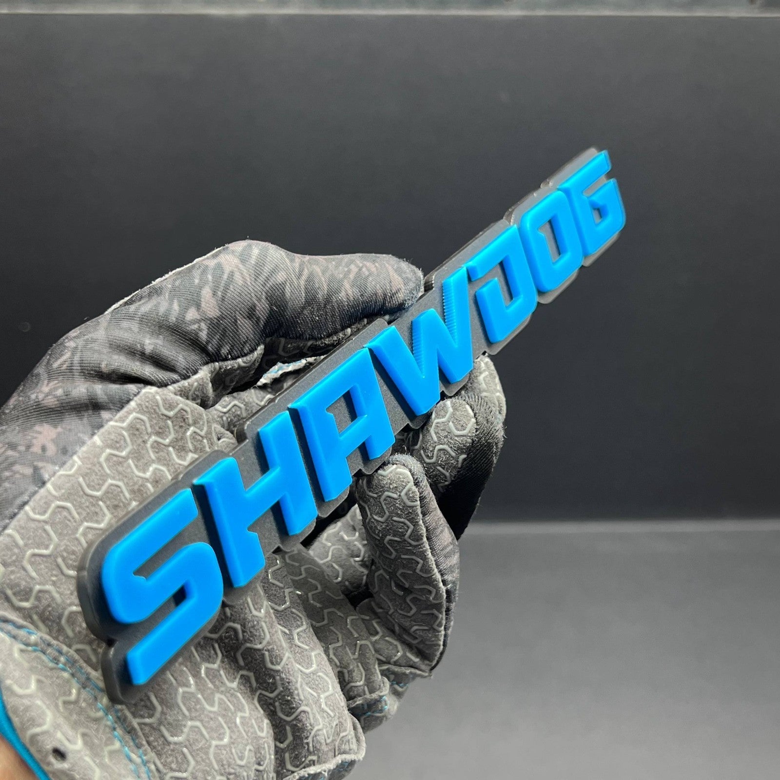 1PCS SHAWDOG Emblem – Durable 3D Multicolor Acrylic Car & SUV Fender Badge