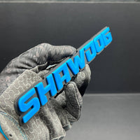 1PCS SHAWDOG Emblem – Durable 3D Multicolor Acrylic Car & SUV Fender Badge