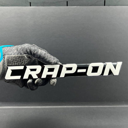CRAP ON 3D Emblem – Custom Acrylic Exterior Badge Sticker for Car SUV Truck