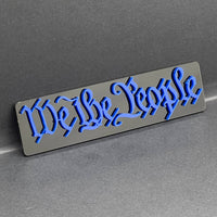 1PC We The People Badge Car Emblem – Patriotic Badge Logo for Car, Truck, or SUV