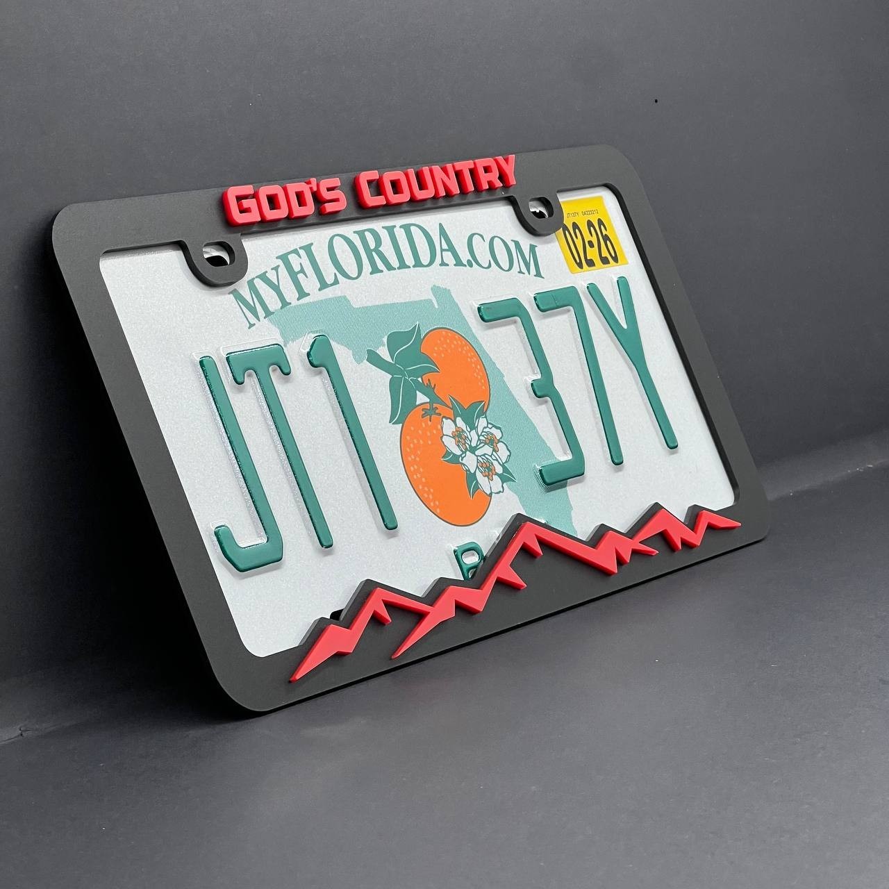 God's Country License Plate Frame Cover – Car Tag Frame for Truck SUV Car