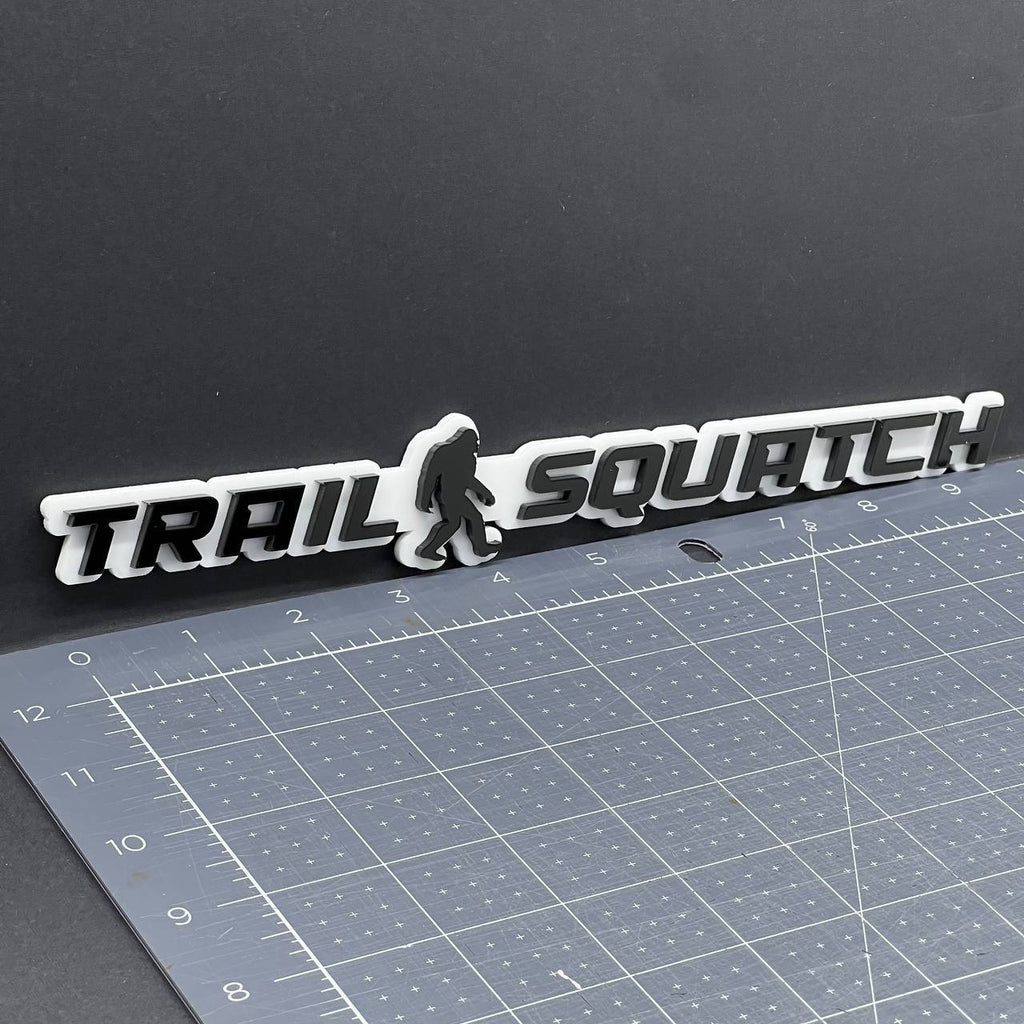 1PC Sasquatch Trail Emblem Durable Multicolor Acrylic Car Truck Fender Tailgate