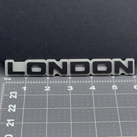 1PC LONDON Emblem – 3D Acrylic Tailgate Badge Decal for Car Truck SUV