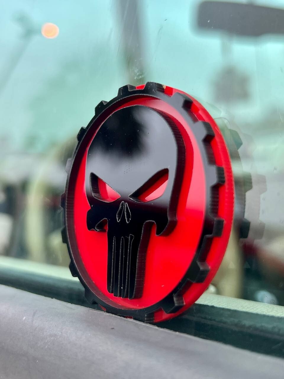 2PCS Jeep Wrangler 392 Fender PUNISHER 4x4 Trail Rated Emblem
