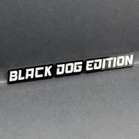 1PC BLACK DOG EDITION Emblem Multicolor Custom Badge Sticker for Car SUV TRUCK