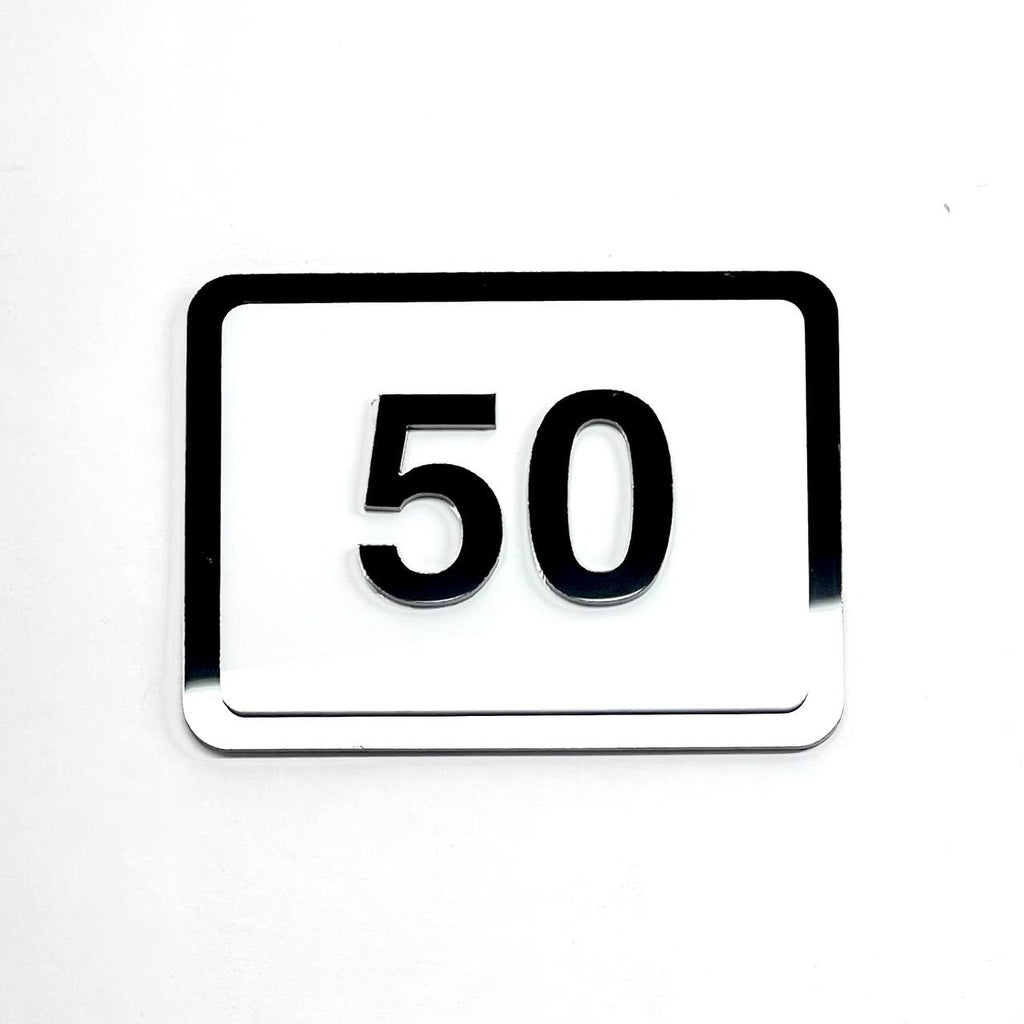 Modern House Signs Plaques Door Numbers 1 - 999 Personalised Name Plate