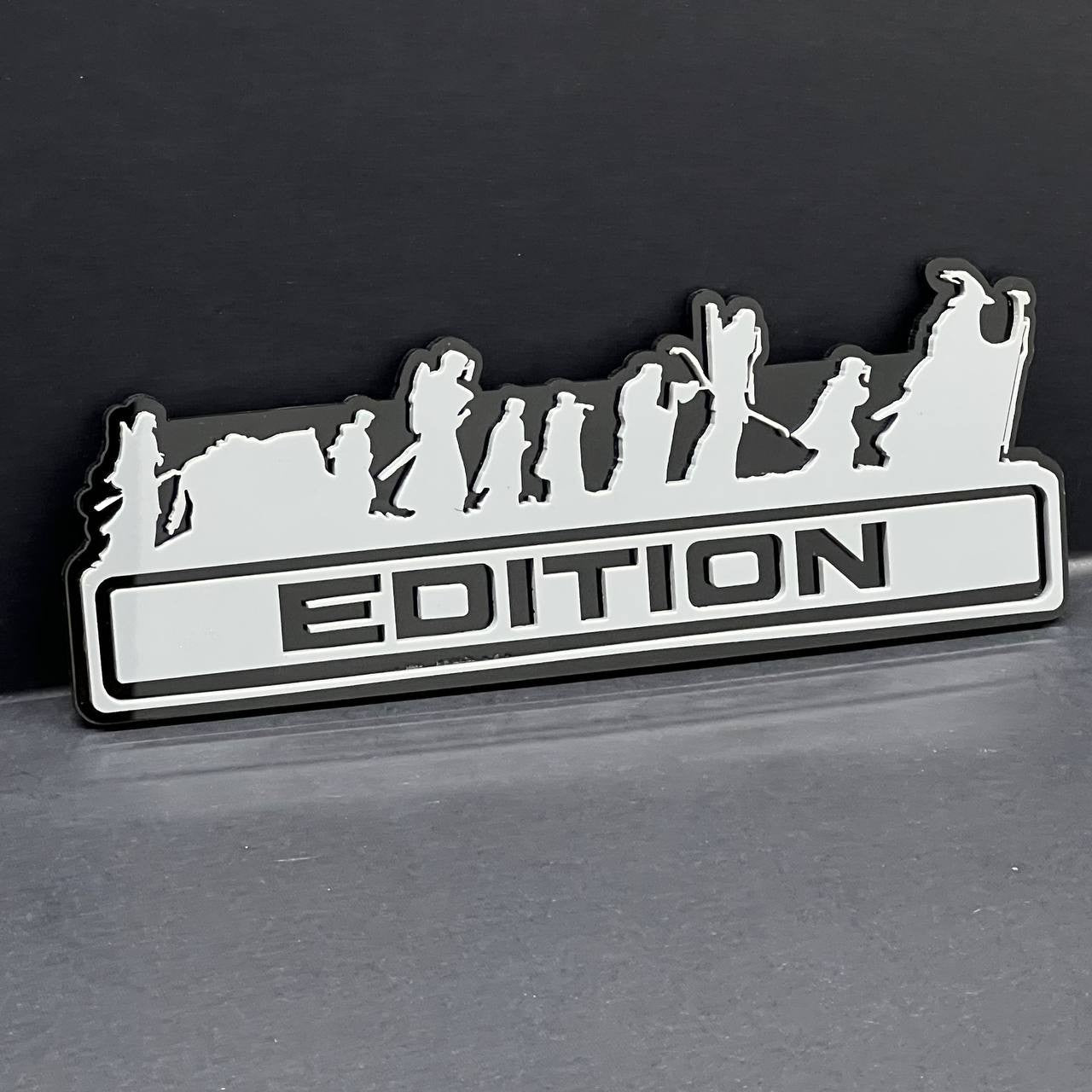 1PC LOTR Grey Edition Emblem Car Badges Badass 3D Sticker LOTR  Decal Multicolor