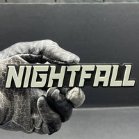 1PCS NIGHTFALL Emblem – Custom 3D Multicolor Acrylic Car Exterior Badge