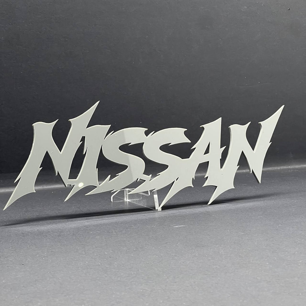 1PC Nissan Emblem – Multicolor Acrylic Car Exterior Fender Tailgate Badge Sticke