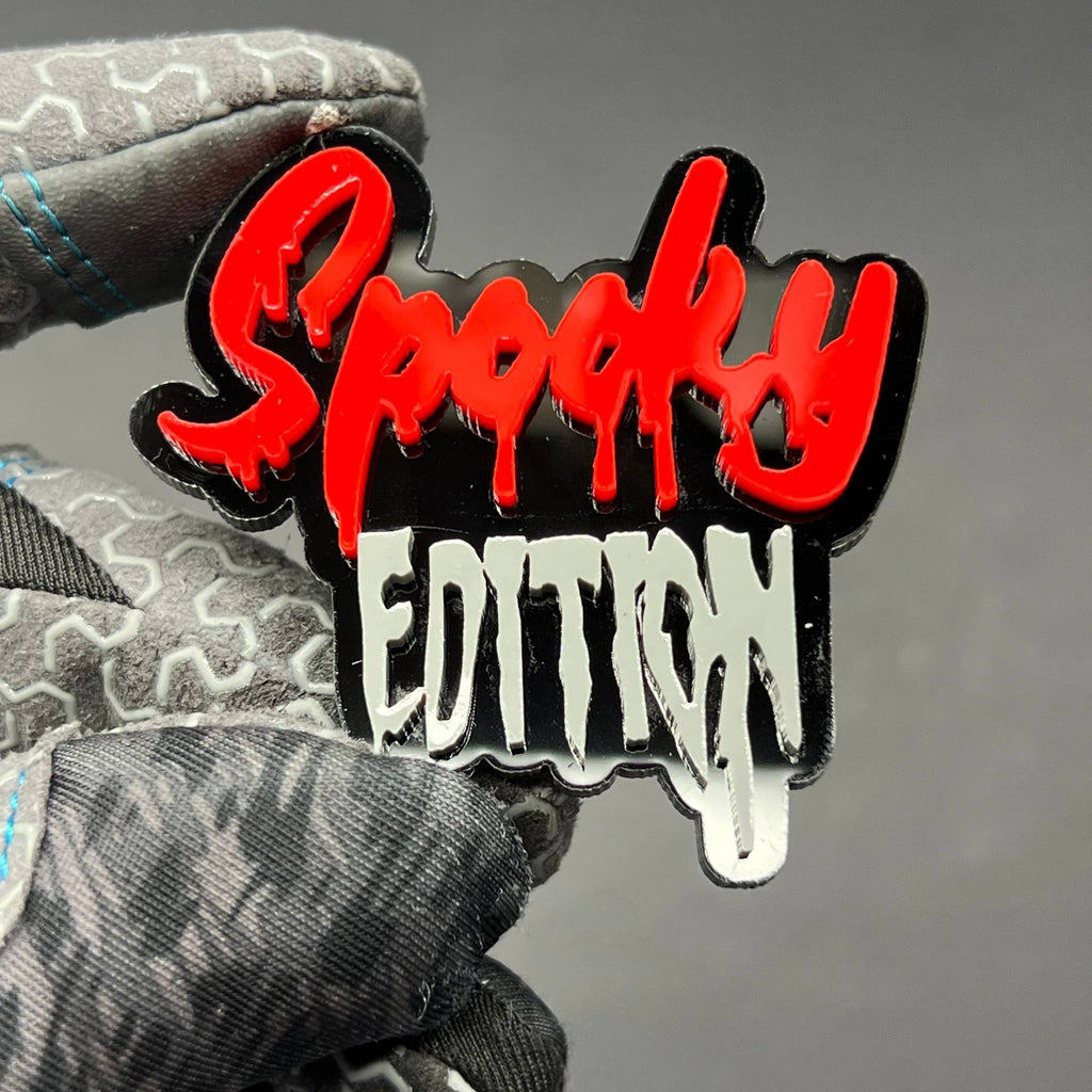 1PC Spooky Edition Emblem – Durable 3D Multicolor Acrylic Tailgate Badge