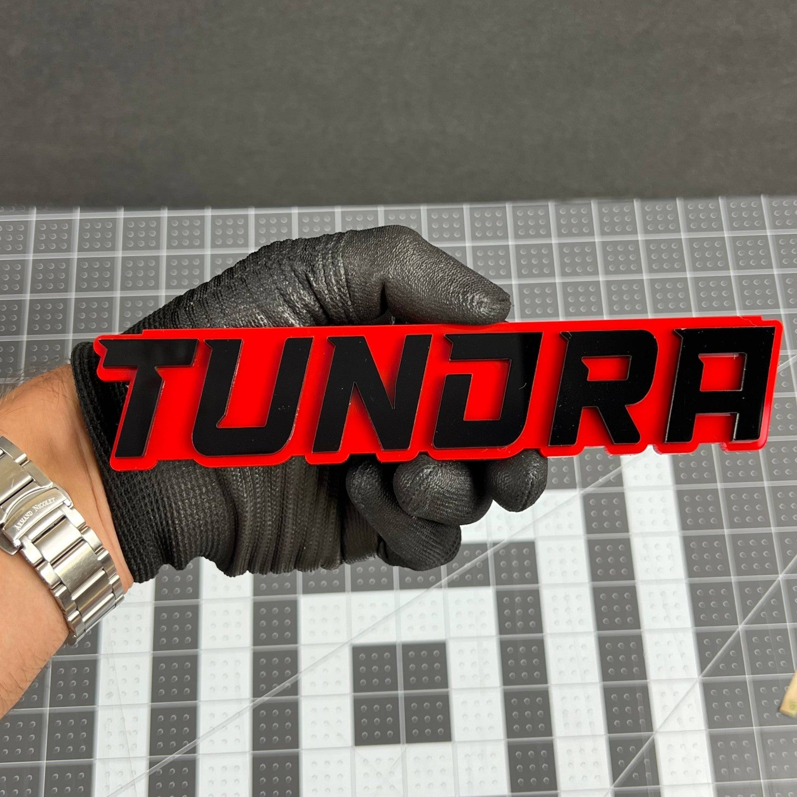 1PC TUNDRA Emblem – Multicolor 3D Acrylic Car & Truck Fender Badge