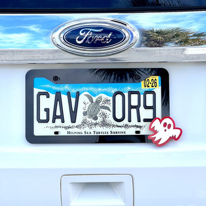 Ghost License Frame  Plate - Frame COLOR CHOICE