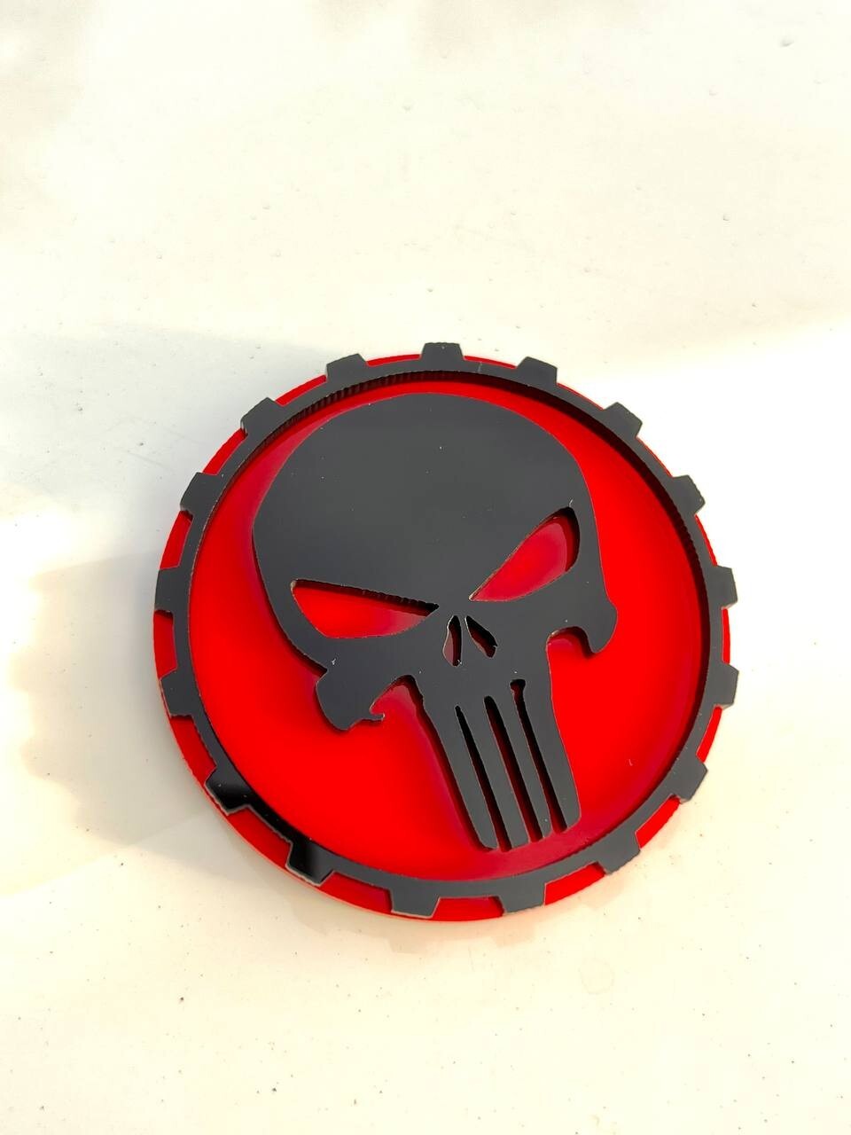 2PCS Jeep Wrangler 392 Fender PUNISHER 4x4 Trail Rated Emblem