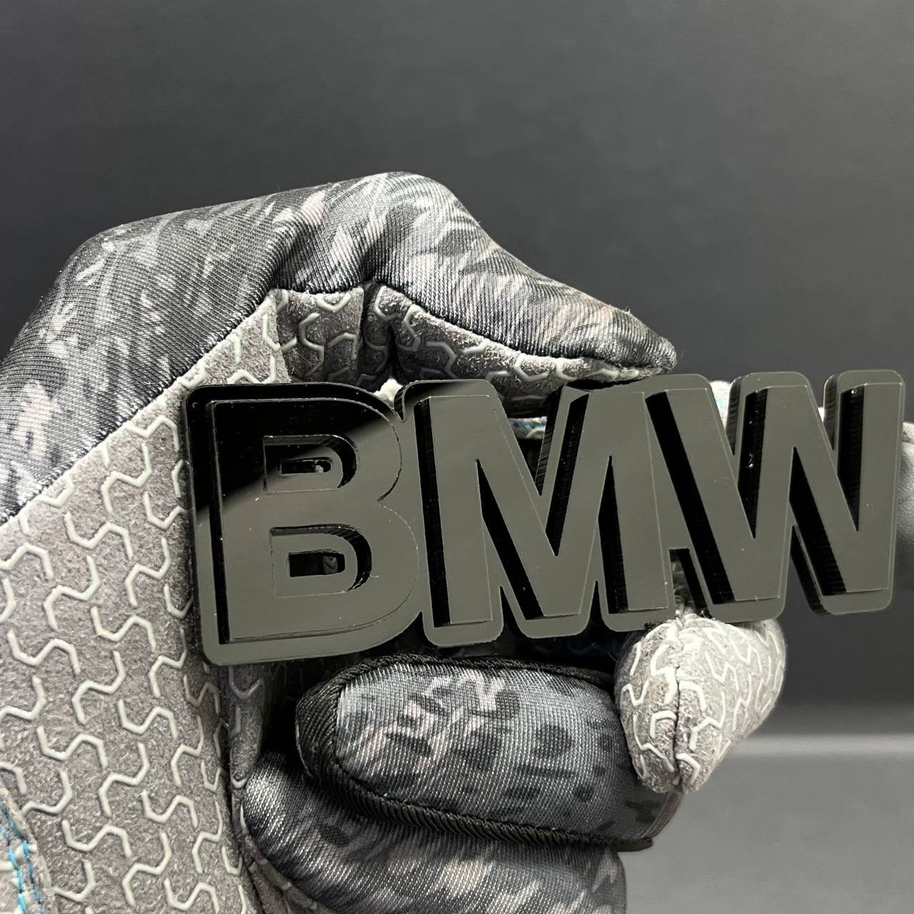 1PC BMW 3D Lettering Emblem – Exterior Badge Decal for Trunk, Fender, or Door