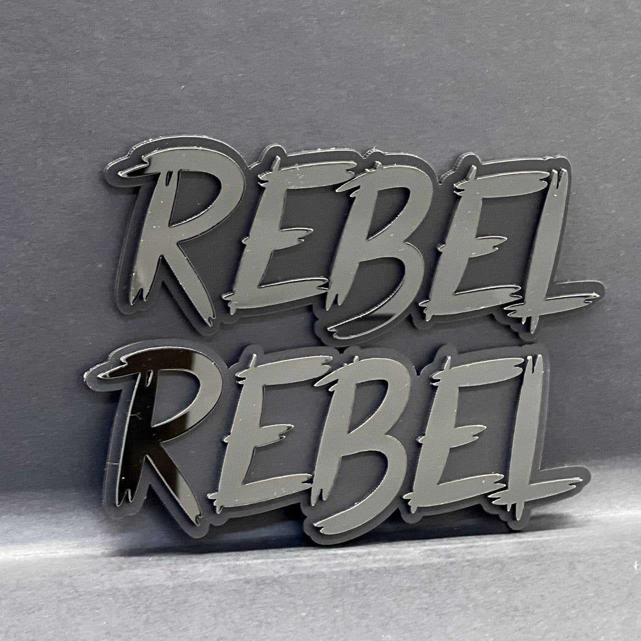 1PC REBEL 3D Emblem Custom Badge Sticker for Car SUV TRUCK