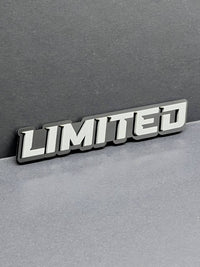 LIMITED Emblem Car/Truck, (2) BADGES, Fender Emblem  Agressive Raging