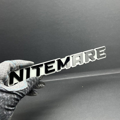1PC NITEMARE 3D Emblem Custom Badge Sticker for Car SUV TRUCK