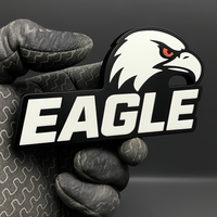 1pcs EAGLE Emblem Car Side Fender Grill Trunk Badge Sticker Decal