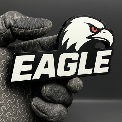 1pcs EAGLE Emblem Car Side Fender Grill Trunk Badge Sticker Decal