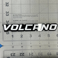 1PCS VOLCANO Emblem – 3D Multicolor Acrylic Car, Truck & SUV Badge Decal