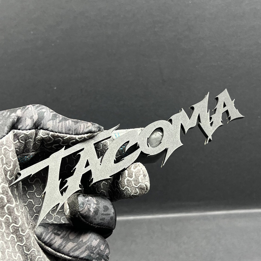 1pc TACOMA Multicolor 3D Car Emblem Easy Install Acrylic Trunk & Fender Sticker