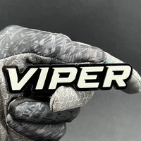 1PC VIPER Emblem – Acrylic Tailgate or Fender Badge for Car, SUV, Truck