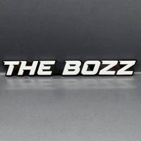 1PC THE BOZZ Badge – Custom 3D Multicolor Acrylic Car Fender & Tailgate Sticker