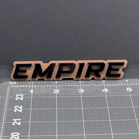 1PC EMPIRE Emblem – Multicolor 3D Acrylic Fender or Tailgate Car Badge Decal