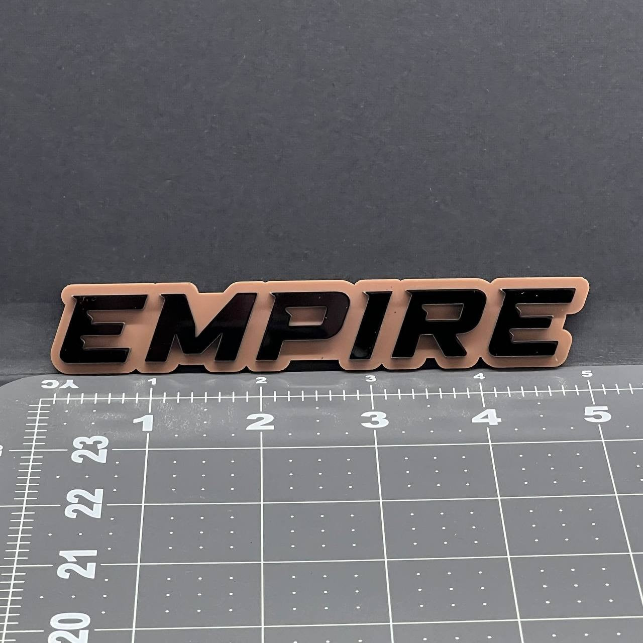 1PC EMPIRE Emblem – Multicolor 3D Acrylic Fender or Tailgate Car Badge Decal