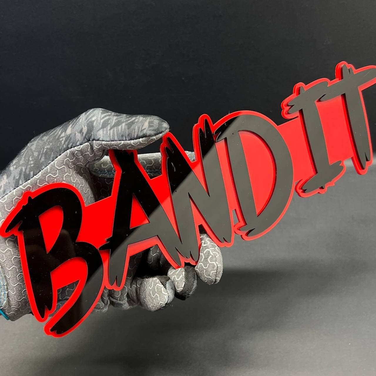 1pcs BANDIT 3D Emblem – Custom Fender or Tailgate Badge for Car, SUV, or Truck