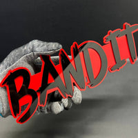1pcs BANDIT 3D Emblem – Custom Fender or Tailgate Badge for Car, SUV, or Truck