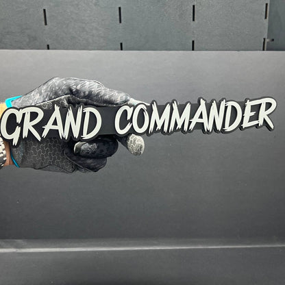 1PC GRAND COMMANDER 3D Emblem – Multicolor Acrylic Tailgate & Fender Badge