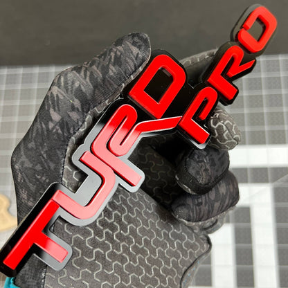 1PC TRD PRO Emblem – Durable 3D Acrylic Multicolor Fender & Tailgate Badge